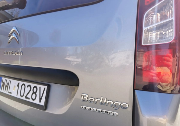 Citroen Berlingo cena 34900 przebieg: 205206, rok produkcji 2015 z Warszawa małe 704